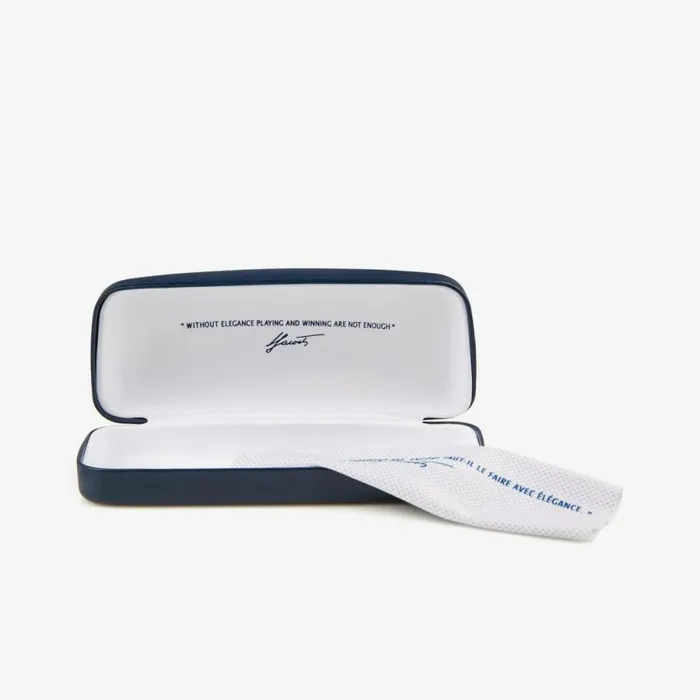 Sunglasses Men Lacoste Men039s Modified Rectangle Plant Based Resin L1212 Sunglasses Blackblue 002