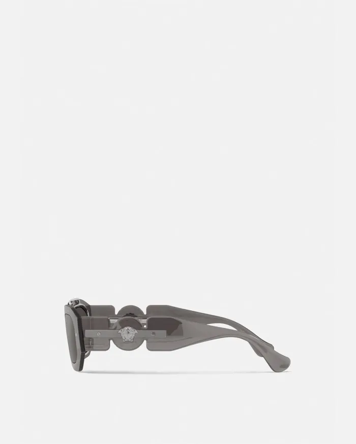 Sunglasses Men Versace Medusa Biggie Sunglasses Gray