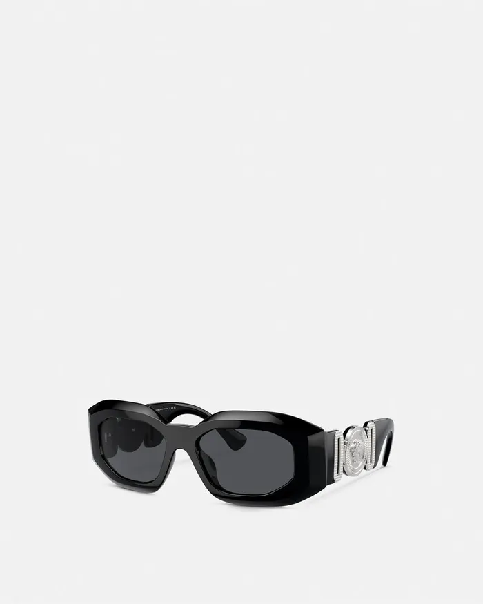 Sunglasses MenWomen Versace Maxi Medusa Biggie Sunglasses Blacksilver