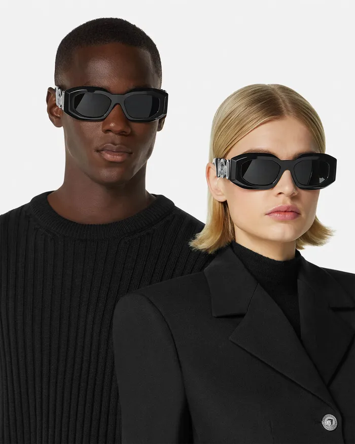 Sunglasses MenWomen Versace Maxi Medusa Biggie Sunglasses Blacksilver
