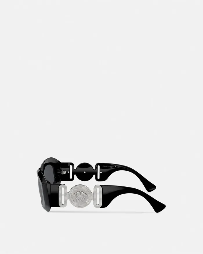 Sunglasses MenWomen Versace Maxi Medusa Biggie Sunglasses Blacksilver