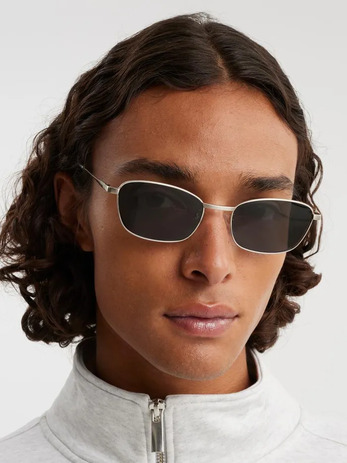 Sunglasses WomenMen Holzweiler Pelle Frame Silver