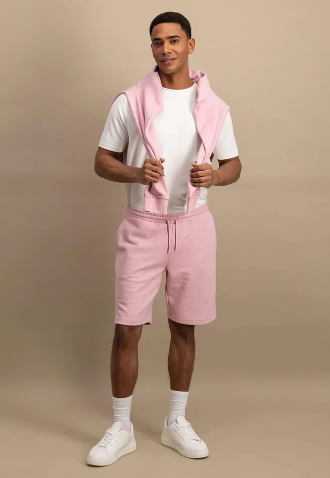 Sweat Men FYNCHHATTON Short Sweathosis In Plain Colors Peesummer Breezenavymedium Gray