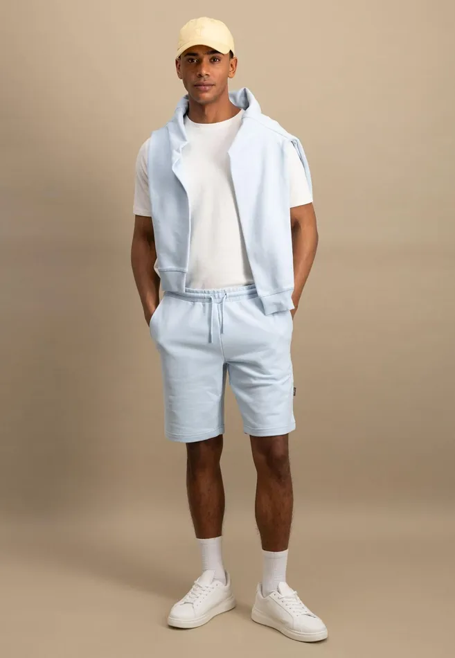 Sweat Men FYNCHHATTON Short Sweathosis In Plain Colors Peesummer Breezenavymedium Gray