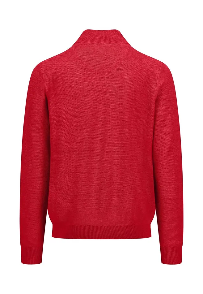 Sweater Men FYNCHHATTON Sweaters With A Cotton Collar Tray Collar Navynew Offwhitepoppy Redturf Greenstrong Bluenight