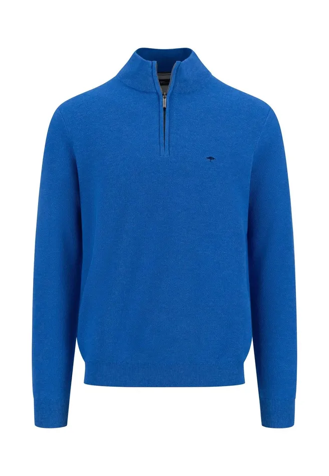 Sweater Men FYNCHHATTON Sweaters With A Cotton Collar Tray Collar Navynew Offwhitepoppy Redturf Greenstrong Bluenight