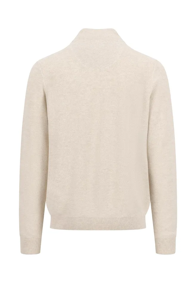 Sweater Men FYNCHHATTON Sweaters With A Cotton Collar Tray Collar Navynew Offwhitepoppy Redturf Greenstrong Bluenight