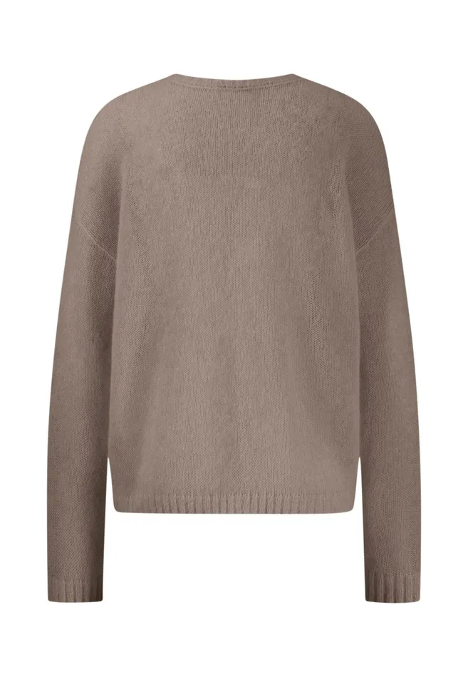 Sweater Women FYNCHHATTON Knitting Sweater With A Round Neckline Neon Papayablue Purplesummer Taupemilk