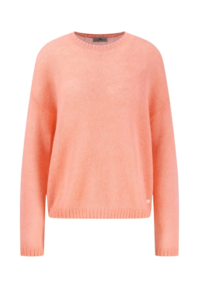 Sweater Women FYNCHHATTON Knitting Sweater With A Round Neckline Neon Papayablue Purplesummer Taupemilk
