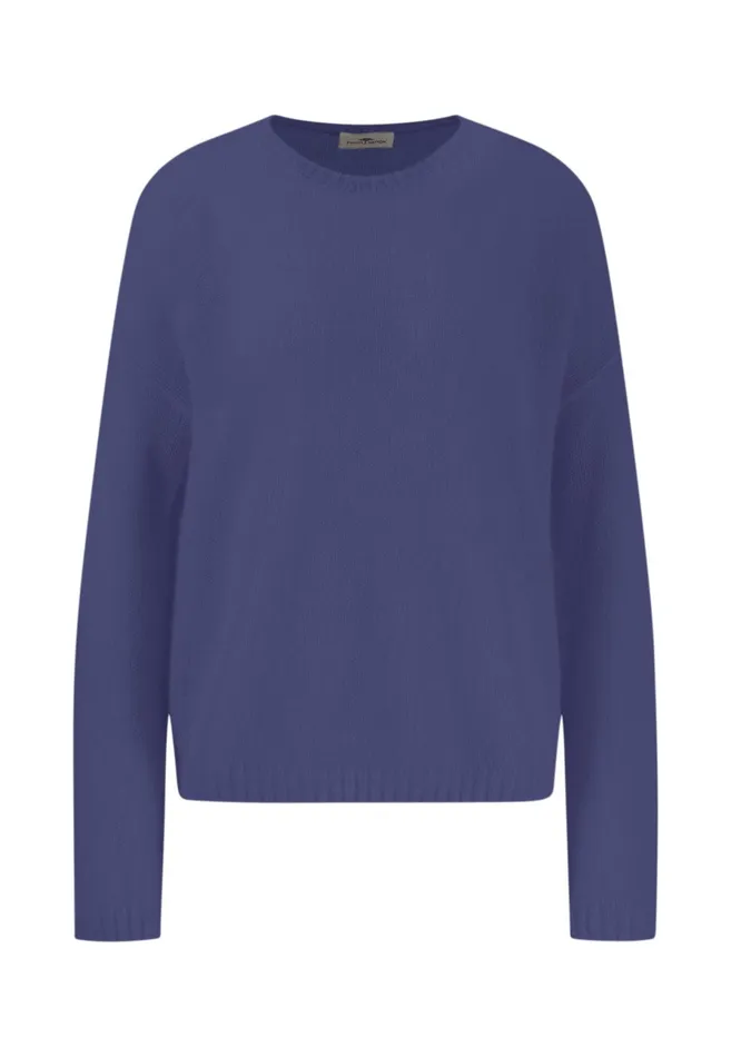 Sweater Women FYNCHHATTON Knitting Sweater With A Round Neckline Neon Papayablue Purplesummer Taupemilk
