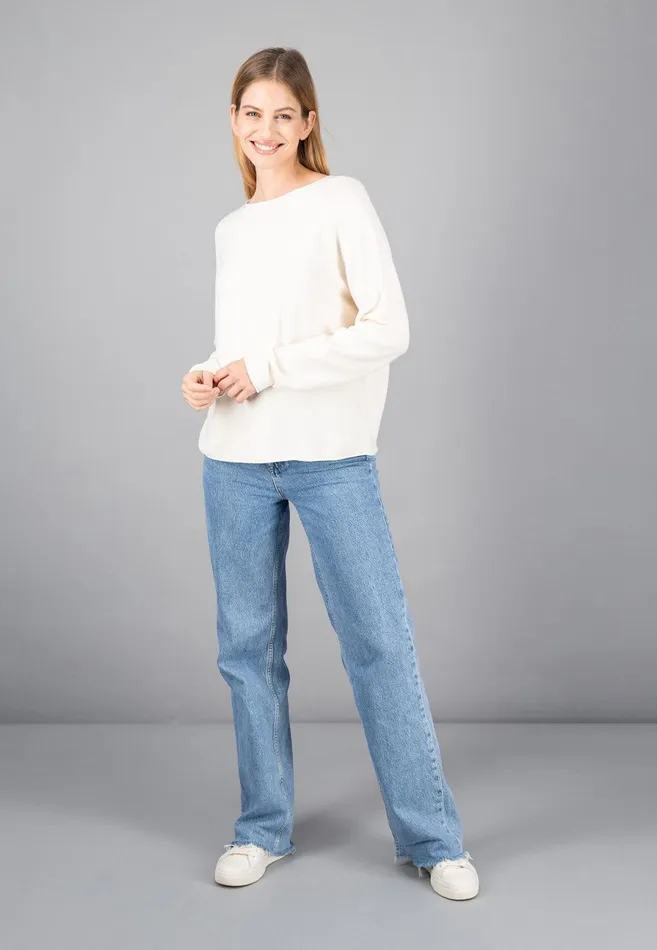 Sweater Women FYNCHHATTON Loose Fineknitting Sweater Made Of Cotton Ocean Bluereed Greenwhitefondant Pink Sweater Women FYNCHHATTON Loose Fineknitting Sweater Made Of Cotton Ocean Bluereed Greenwhitefondant Pink