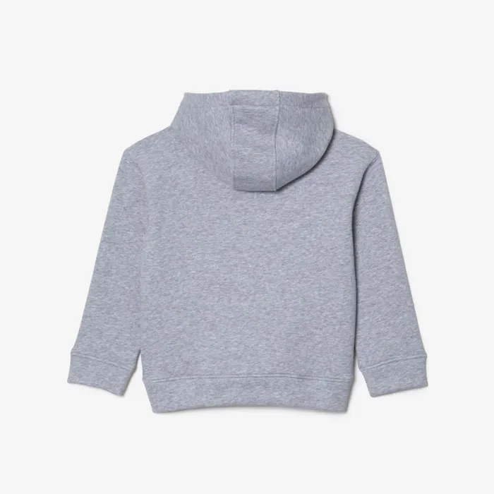 Sweaters and Sweatshirts Kids Lacoste Kids Contrast Branding Hoodie Grey Chine Cca