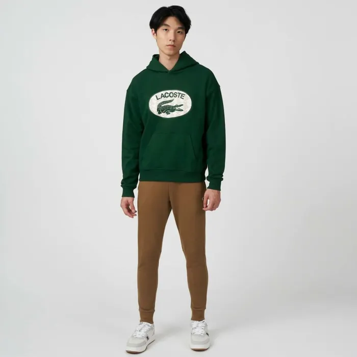 Sweaters and Sweatshirts Men Lacoste Men039s Loose Fit Monogram Hoodie Pine Green 132 Sweaters and Sweatshirts Men Lacoste Men039s Loose Fit Monogram Hoodie Pine Green 132