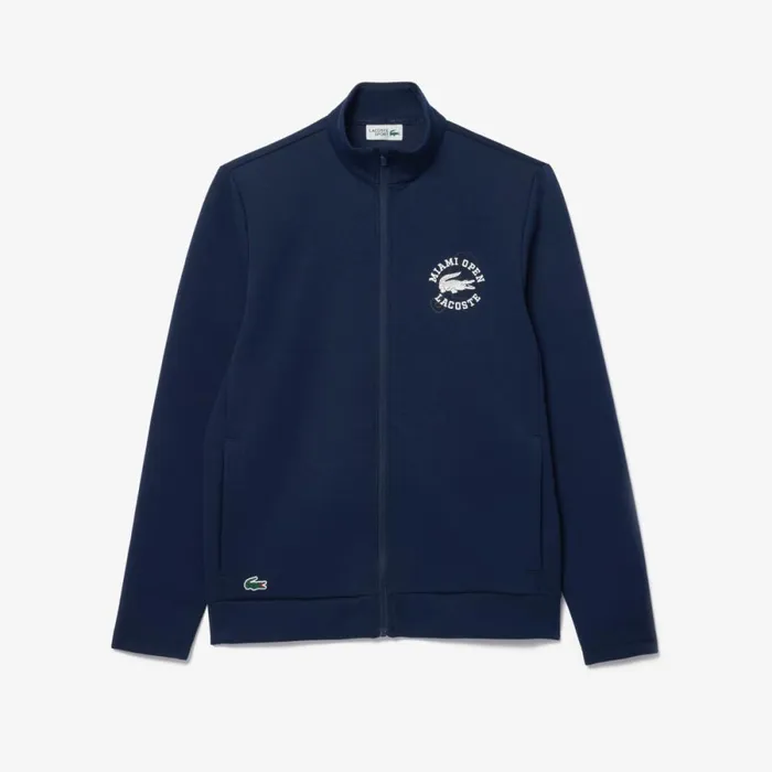 Sweaters and Sweatshirts Men Lacoste Men039s Miami Open Edition Tennis Sweatshirt Navy Blue 166