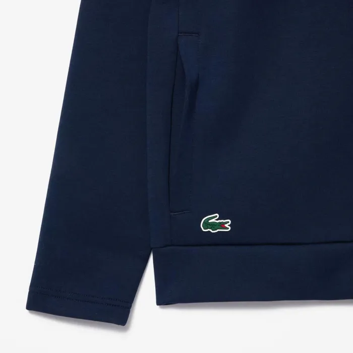 Sweaters and Sweatshirts Men Lacoste Men039s Miami Open Edition Tennis Sweatshirt Navy Blue 166