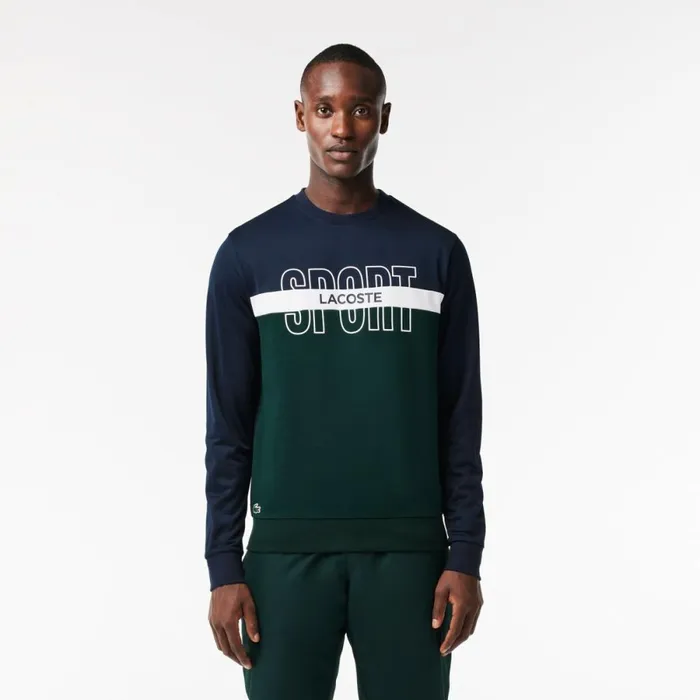 Sweaters and Sweatshirts Men Lacoste Men039s Ripstop Tennis Sweatshirt Navy Blue White Green 65u Sweaters and Sweatshirts Men Lacoste Men039s Ripstop Tennis Sweatshirt Navy Blue White Green 65u