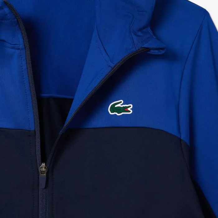 Sweaters and Sweatshirts Men Lacoste Men039s UltraDry ZipUp Hoodie Navy Blue 9n6