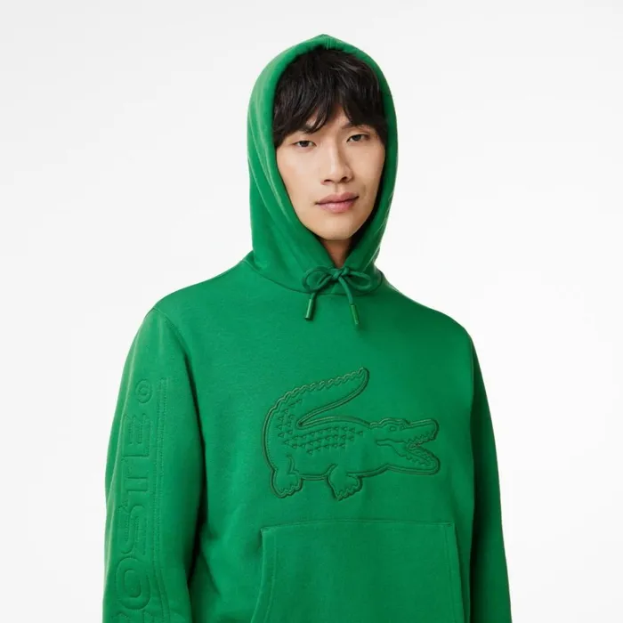 Sweaters and Sweatshirts Men Lacoste Men039s XL Croc Jogger Hoodie Rocket Green Cnq