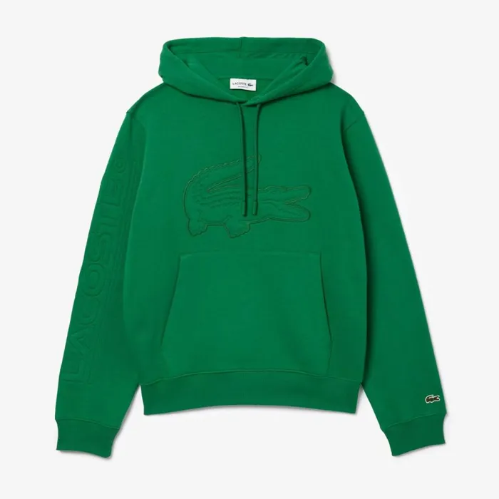Sweaters and Sweatshirts Men Lacoste Men039s XL Croc Jogger Hoodie Rocket Green Cnq