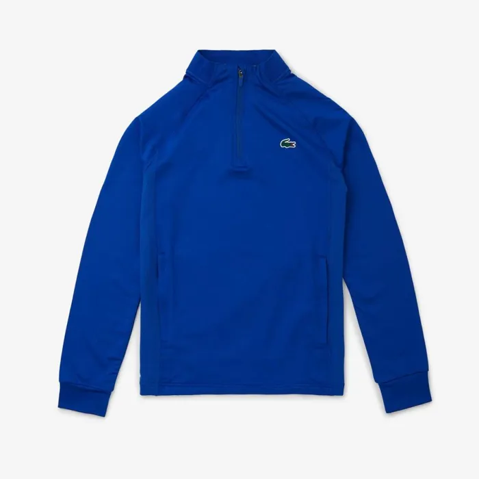 Sweaters and Sweatshirts Men Lacoste Mens QuarterZip Golf Sweatshirt Blue Mai Sweaters and Sweatshirts Men Lacoste Mens QuarterZip Golf Sweatshirt Blue Mai