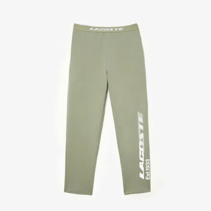 Sweatpants and Trousers Men Lacoste Mens Branded Leg Lounge Pants Khaki Green G21