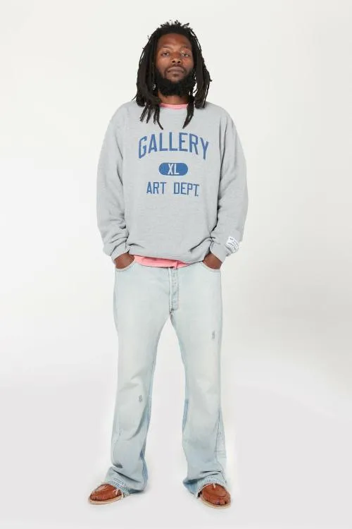Sweatshirts Men Gallery Dept ART DEPT CREWNECK SWEATSHIRT Heather Grey