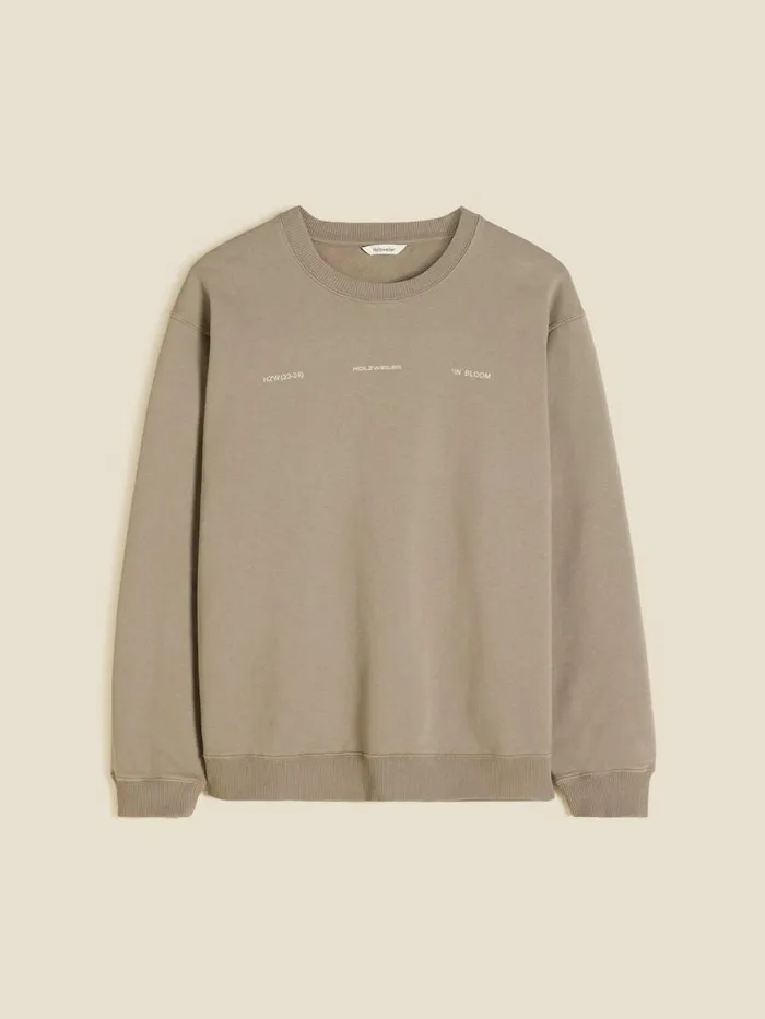 Tshirts and Sweats Men Holzweiler Duke National Crew Taupe