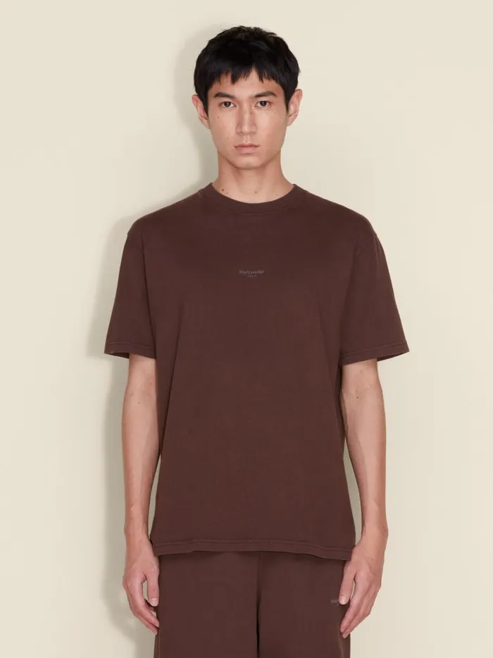 Tshirts and Sweats Men Holzweiler Tucker Oslo Tee Dk Brown