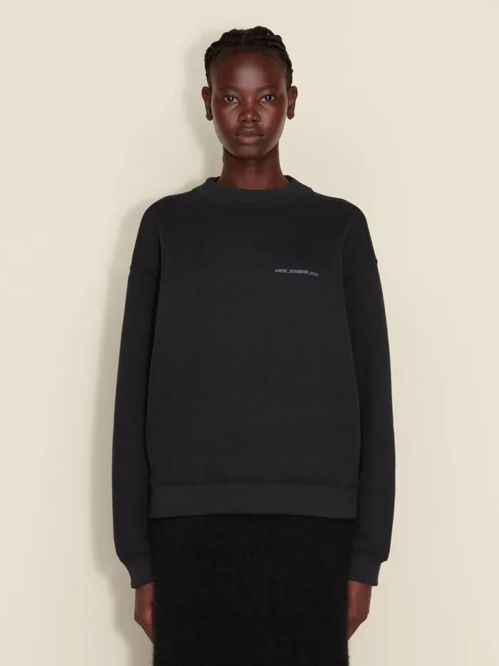 Tshirts and Sweats Women Holzweiler Resolve Crew Black