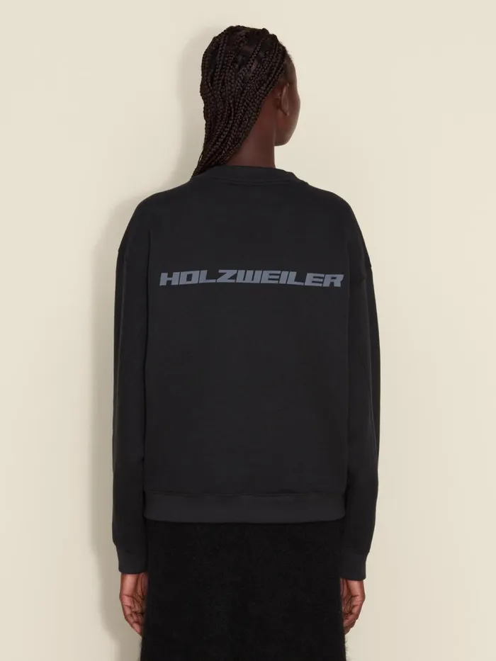 Tshirts and Sweats Women Holzweiler Resolve Crew Black