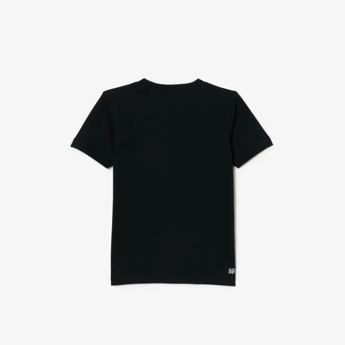 TShirts and Tops Kids Lacoste Kids039 SPORT Breathable Cotton Blend TShirt Black 031
