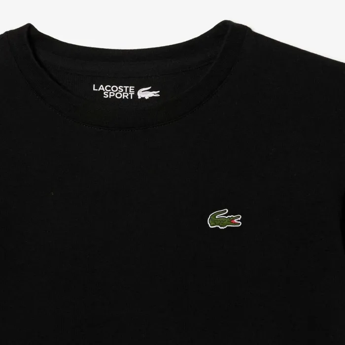 TShirts and Tops Kids Lacoste Kids039 SPORT Breathable Cotton Blend TShirt Black 031