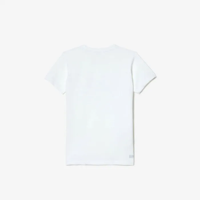 TShirts and Tops Kids Lacoste Kids039 SPORT Croc TShirt White Green 737