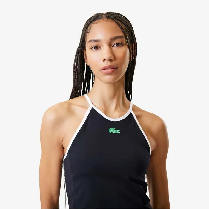 TShirts and Tops Women Lacoste Women039s Lacoste X Bandier All Motion Colorblock Tank Black 031