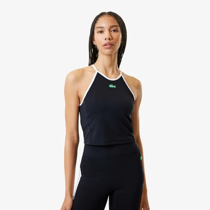TShirts and Tops Women Lacoste Women039s Lacoste X Bandier All Motion Colorblock Tank Black 031