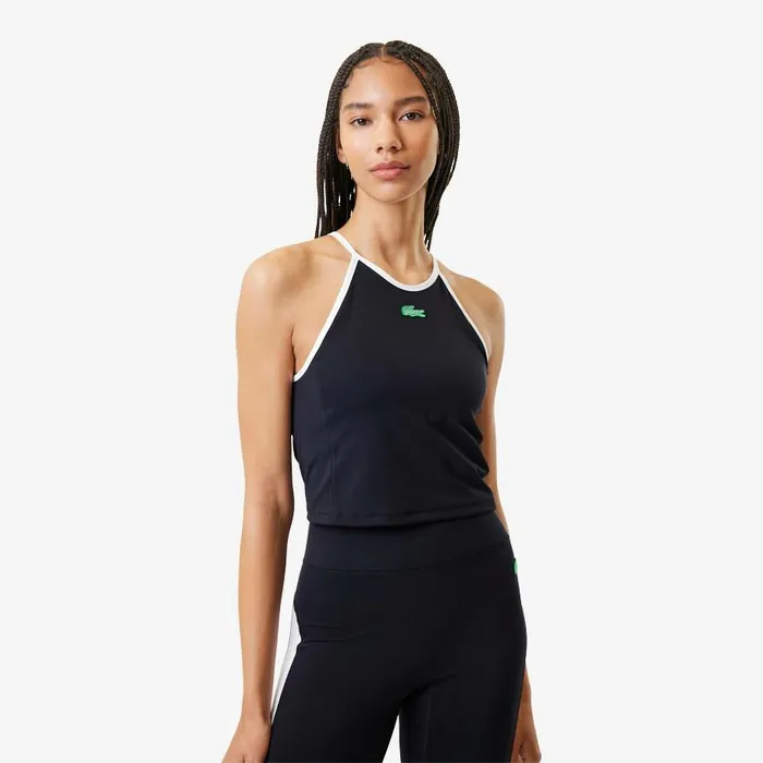 TShirts and Tops Women Lacoste Women039s Lacoste X Bandier All Motion Colorblock Tank Black 031