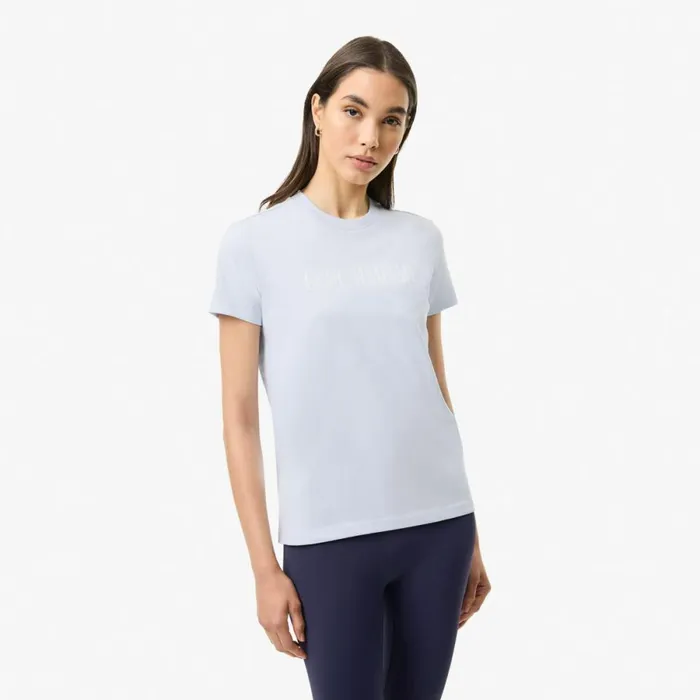 TShirts and Tops Women Lacoste Women039s Lacoste X Bandier Jersey TShirt Light Blue White S14 TShirts and Tops Women Lacoste Women039s Lacoste X Bandier Jersey TShirt Light Blue White S14