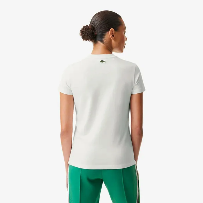 TShirts and Tops Women Lacoste Women039s Lacoste X Bandier Jersey TShirt White Green Iw0 TShirts and Tops Women Lacoste Women039s Lacoste X Bandier Jersey TShirt White Green Iw0