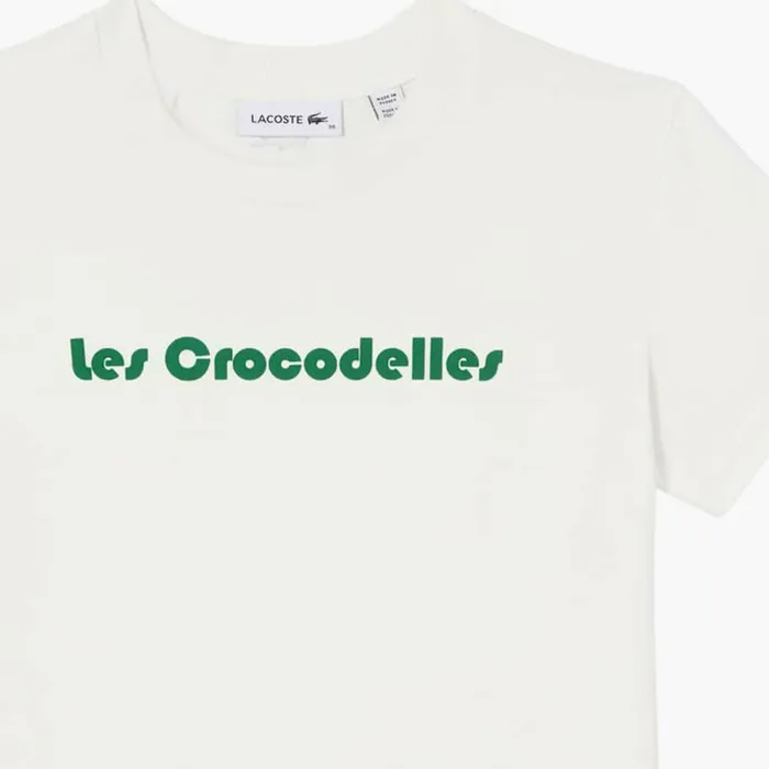 TShirts and Tops Women Lacoste Women039s Lacoste X Bandier Jersey TShirt White Green Iw0 TShirts and Tops Women Lacoste Women039s Lacoste X Bandier Jersey TShirt White Green Iw0