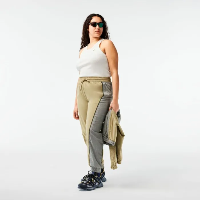 TShirts and Tops Women Lacoste Womens Slim Fit Organic Cotton Tank White 70v