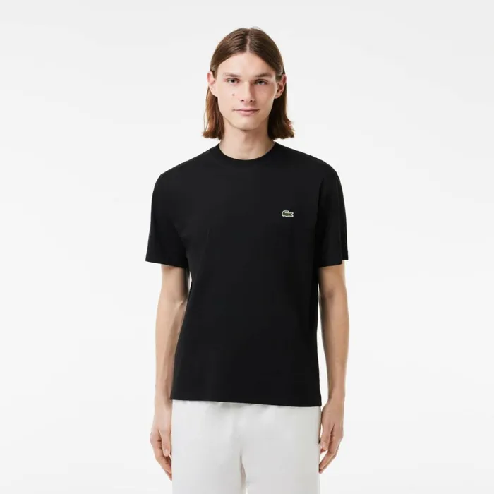 TShirts Men Lacoste Men039s Classic Fit Cotton Jersey TShirt Black 031