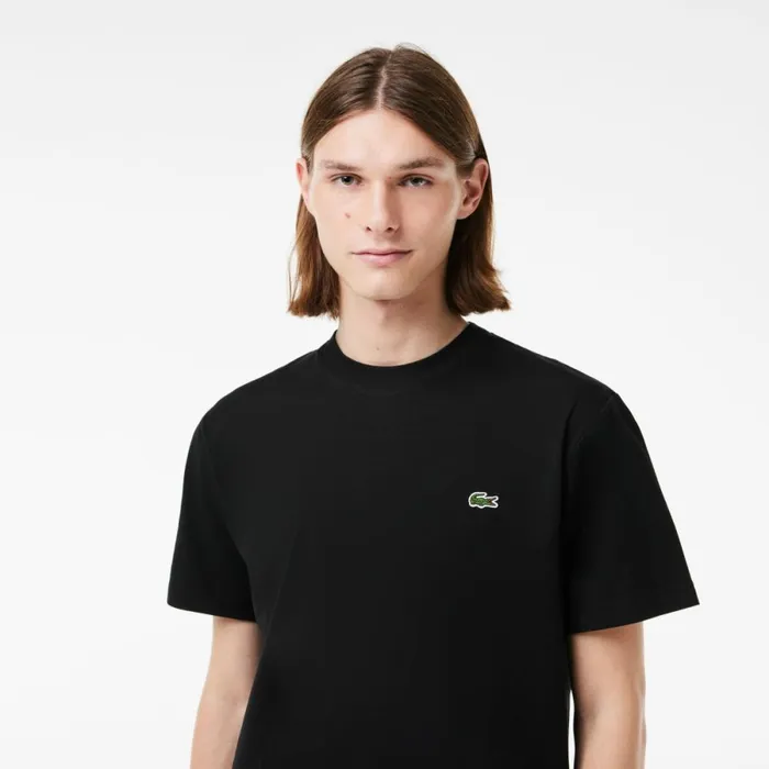 TShirts Men Lacoste Men039s Classic Fit Cotton Jersey TShirt Black 031