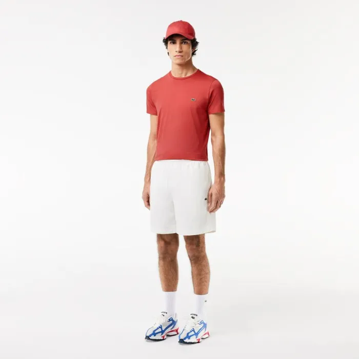 TShirts Men Lacoste Men039s Crew Neck Pima Cotton Jersey TShirt Pink Zv9