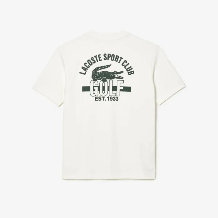 TShirts Men Lacoste Men039s Relaxed Fit Cotton Golf TShirt White 70v