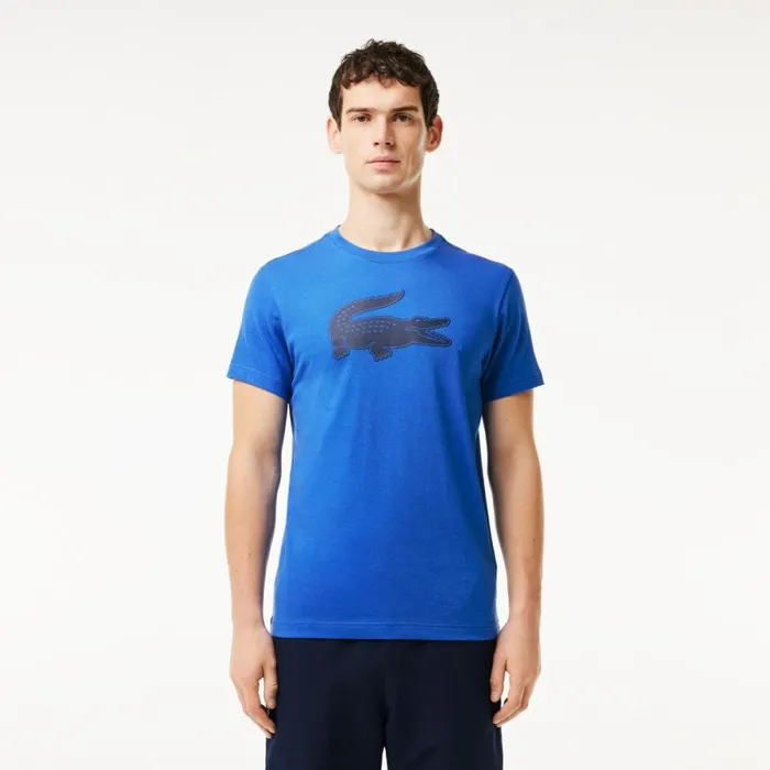 TShirts Men Lacoste Men039s Sport 3D Print Croc Jersey TShirt Blue Navy Blue Iuu TShirts Men Lacoste Men039s Sport 3D Print Croc Jersey TShirt Blue Navy Blue Iuu