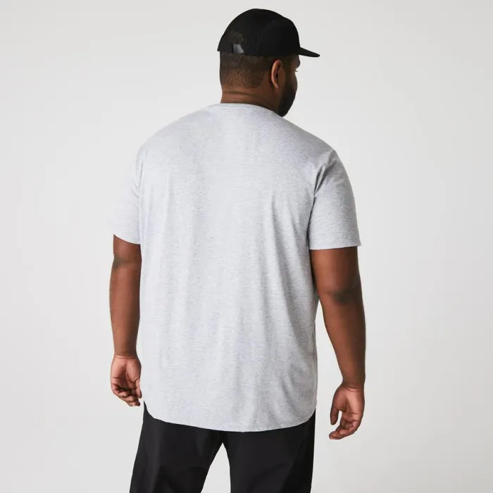 TShirts Men Lacoste Men039s VNeck Pima Cotton Jersey TShirt Grey Chine Cca