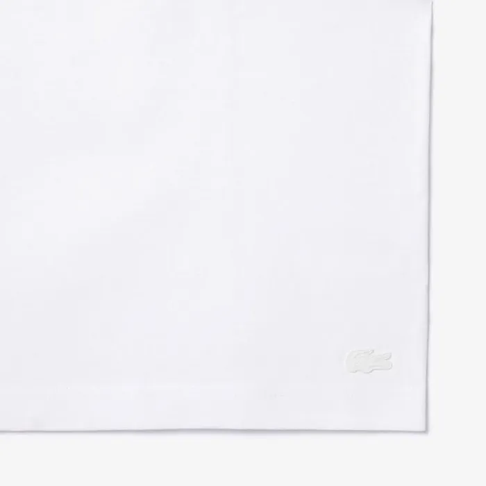 TShirts Men Lacoste Unisex Lacoste X Highsnobiety Thick Jersey TShirt White 001