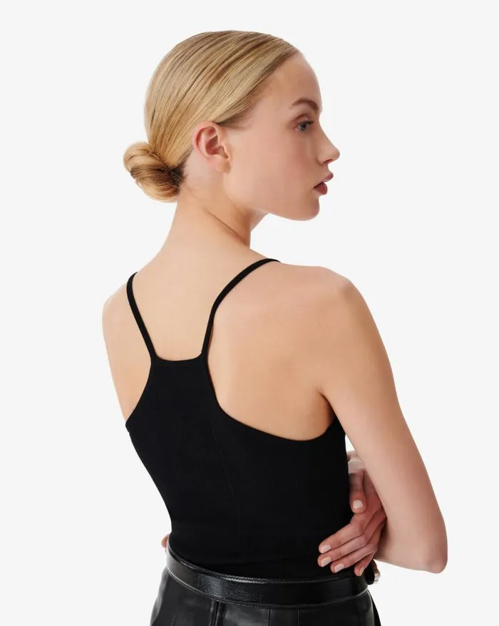 Tshirts Women IRO COBY VNECK KNIT TANK TOP