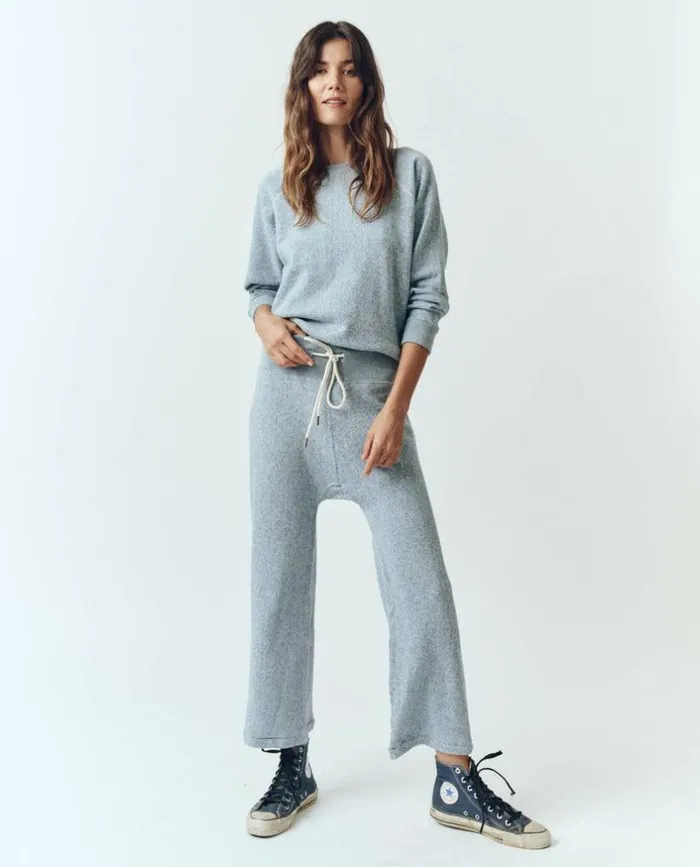 Tees and Sweats The Great The Relay Sweatpant Heathered Coastline Blue