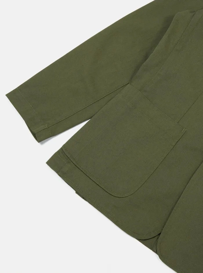 The London Jacket Light Olive Twill Men Universal Works Cotton Twill
